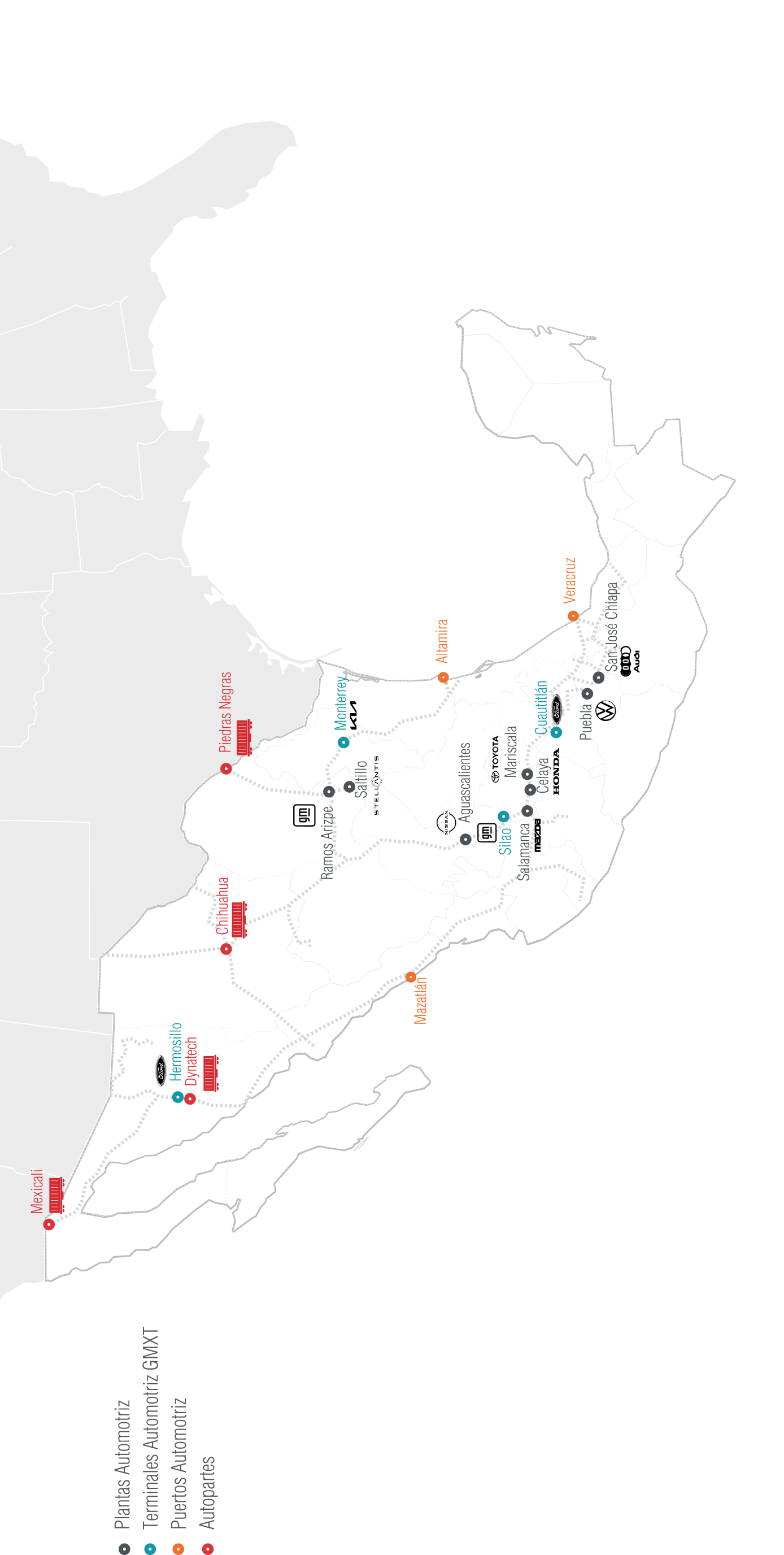 Mapas cobertura ferroviaria mobile