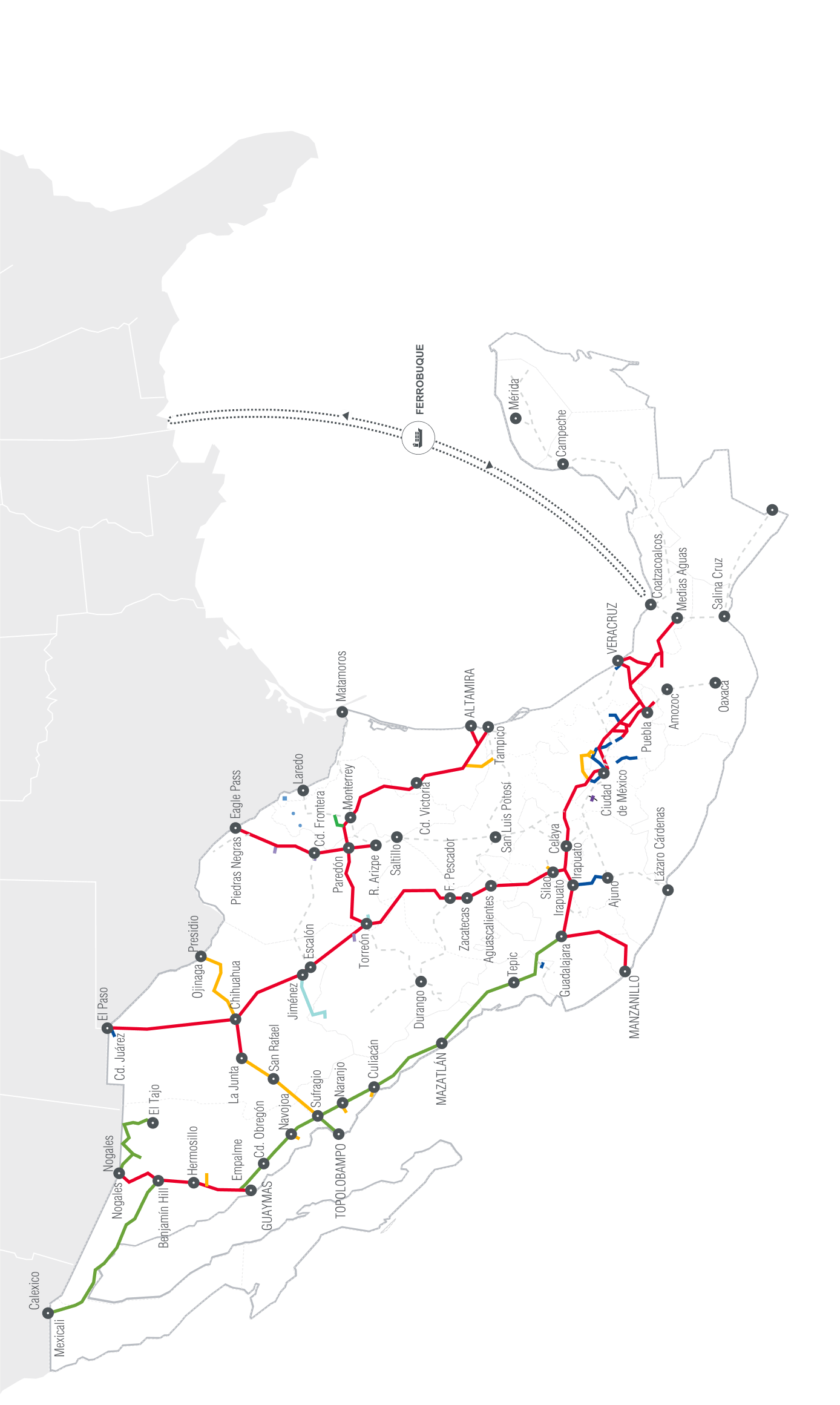 Mapas cobertura ferroviaria mobile