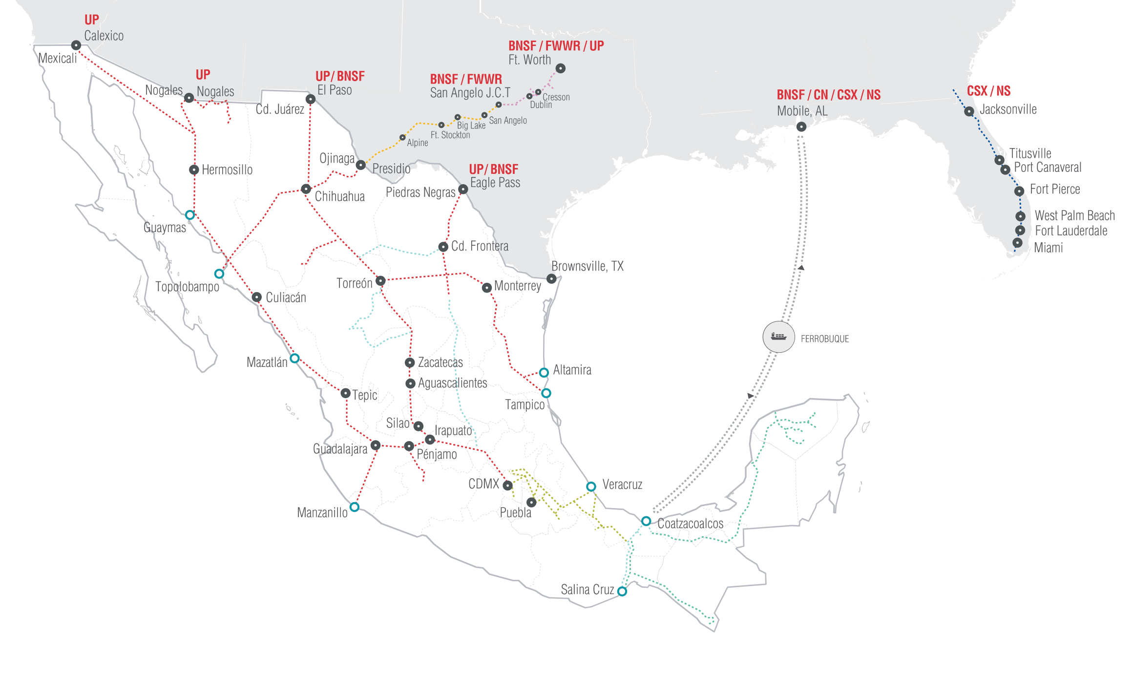 Mapas cobertura ferroviaria