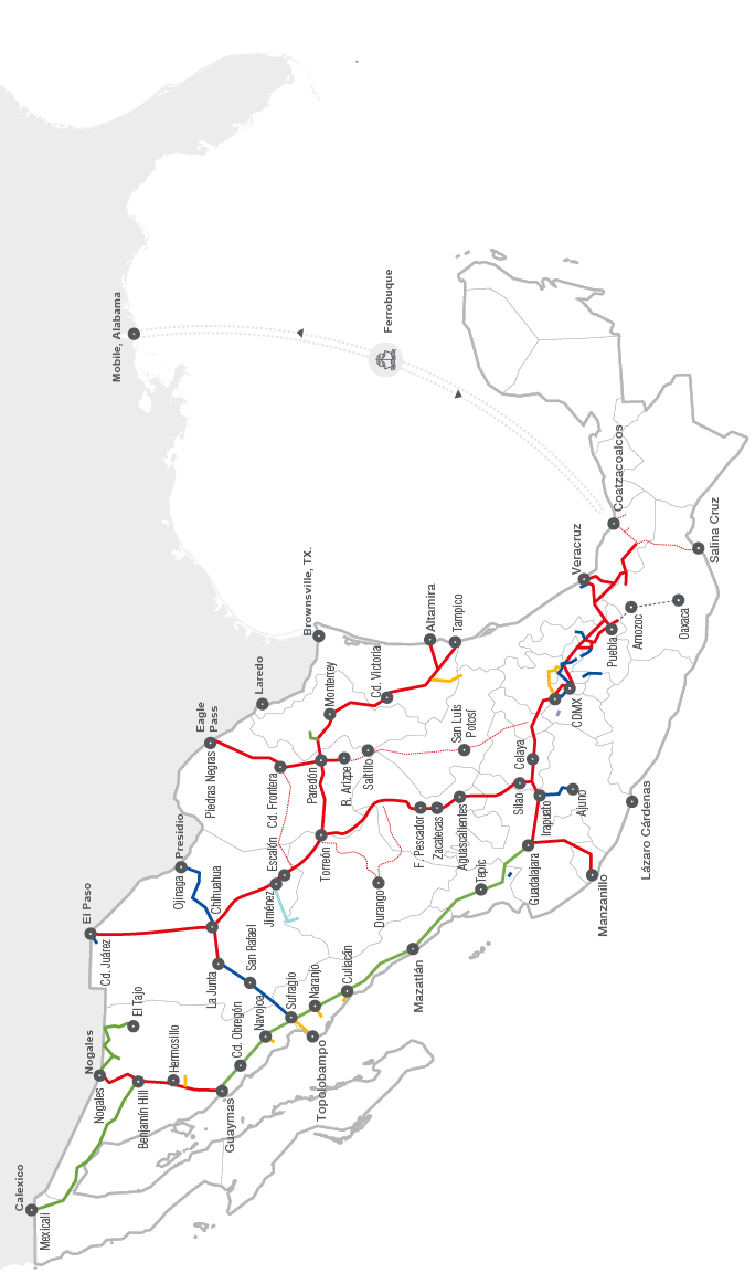 Mapas cobertura ferroviaria mobile
